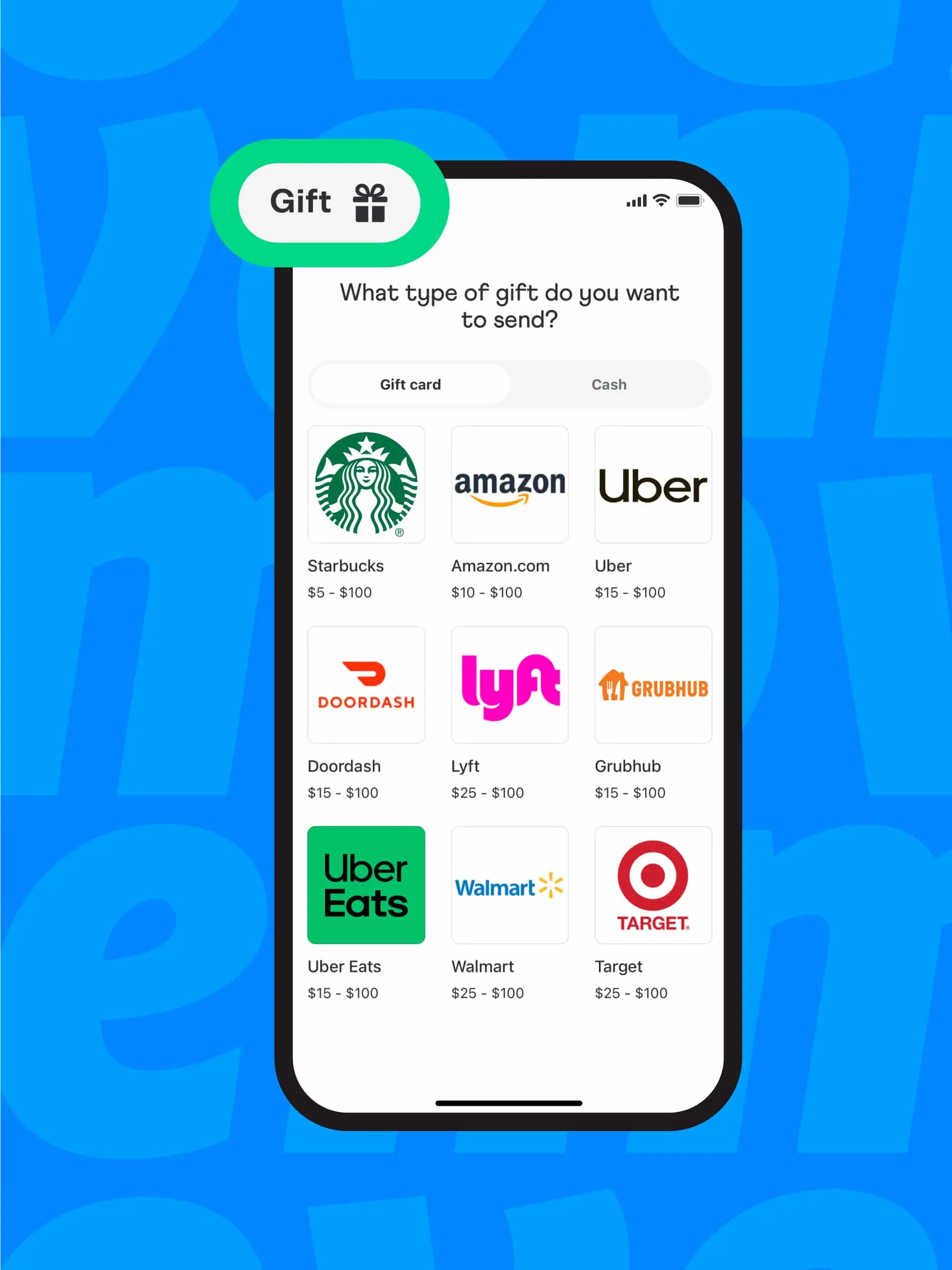 Get $5 Venmo or Starbucks Gift Card for $1